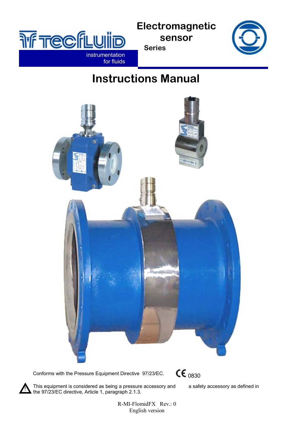 Tecfluid FLOMID Series User Manual | 8 pages