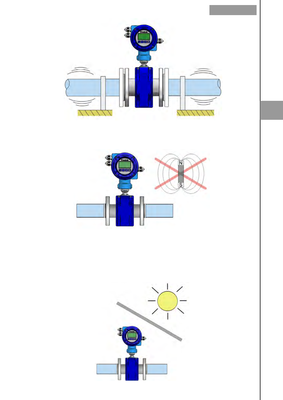 8 magnetic fields, 9 temperature | Tecfluid MX4 For FLOMID Series User Manual | Page 11 / 64
