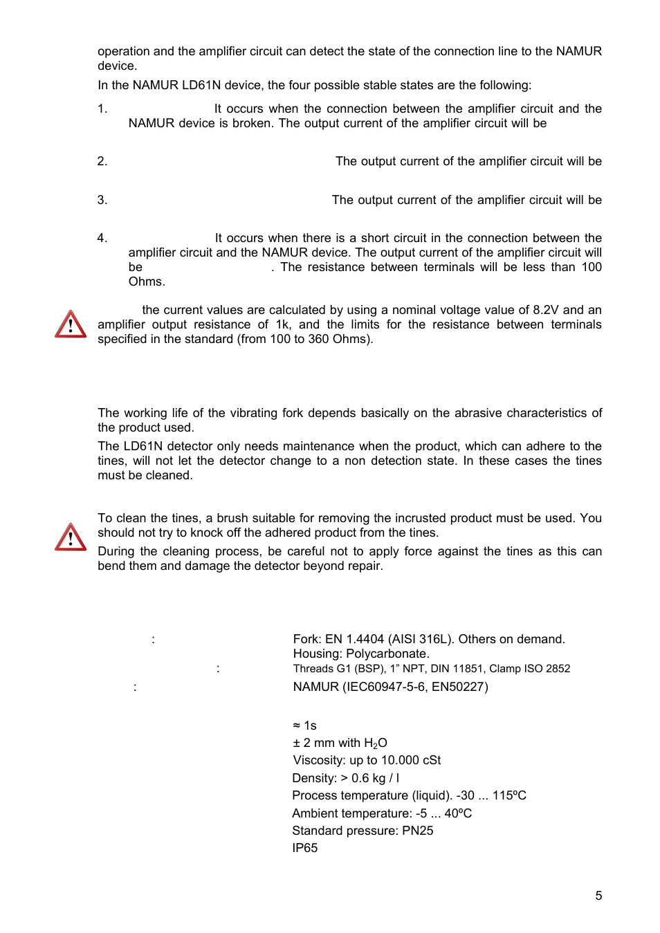 Tecfluid LD61N User Manual | Page 5 / 8