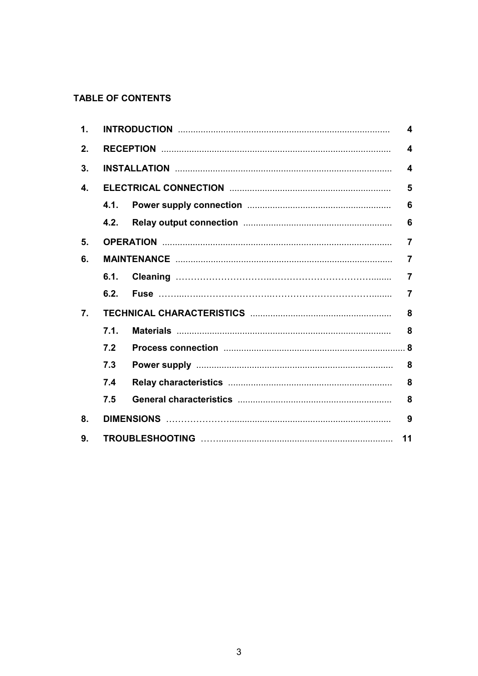 Tecfluid LD61R User Manual | Page 3 / 12
