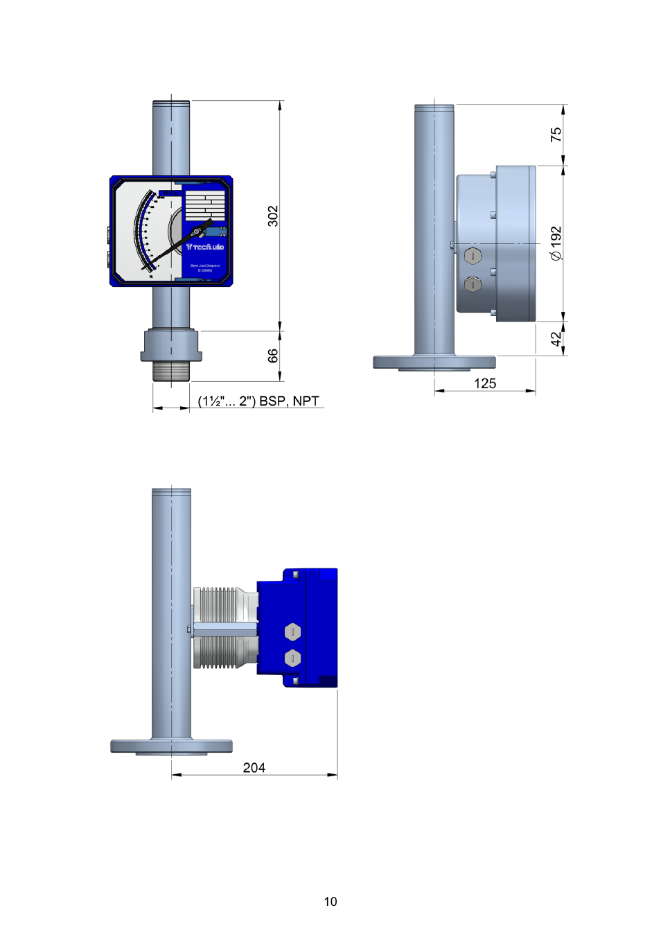 Tecfluid LP Series User Manual | Page 10 / 12