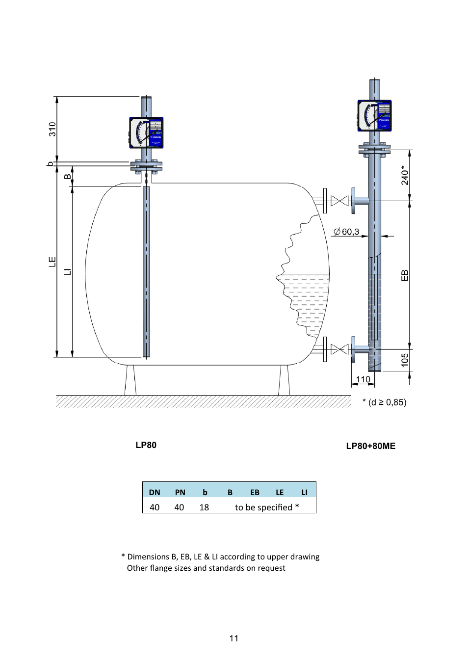 Tecfluid LP Series User Manual | Page 11 / 12
