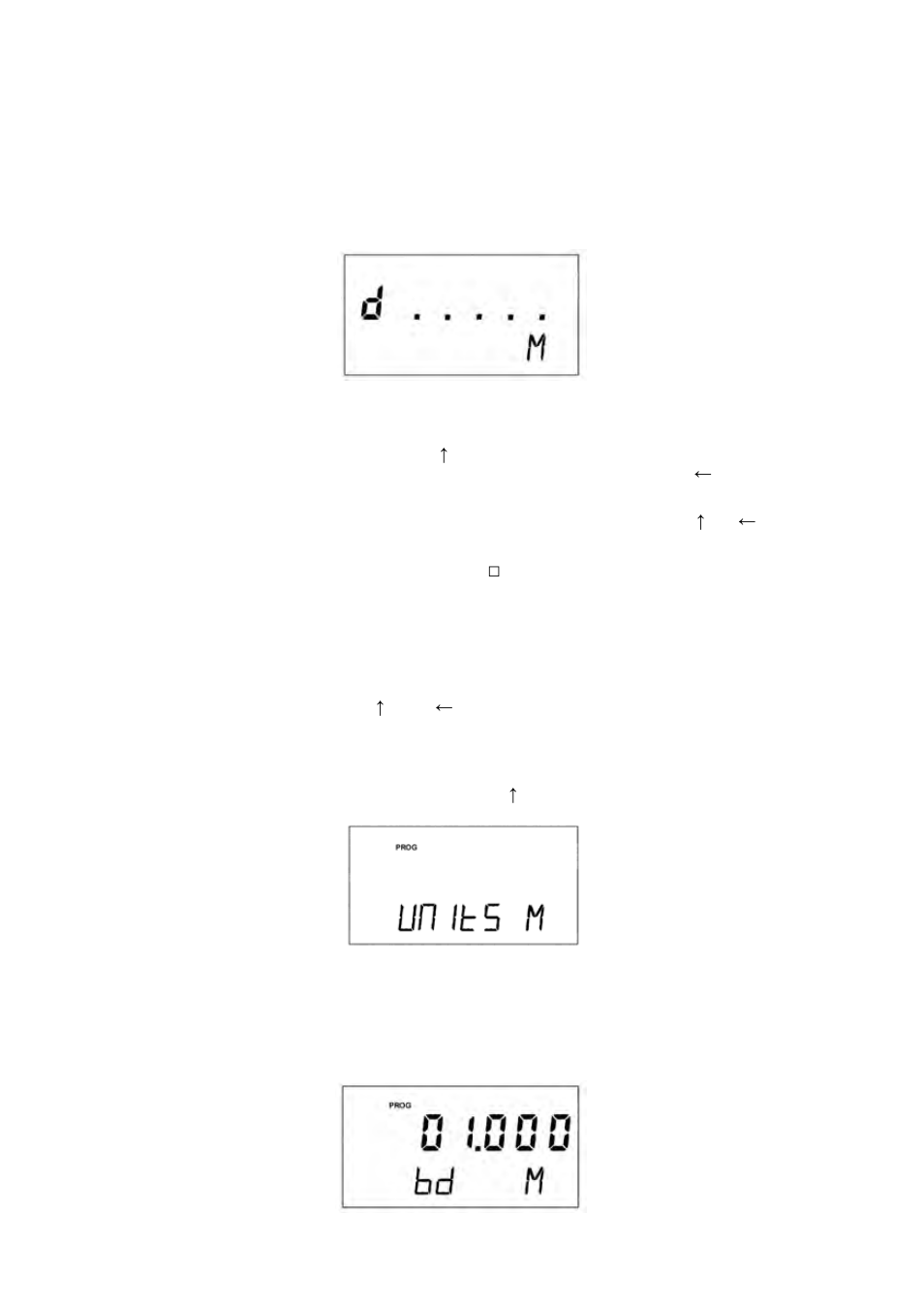 4 echo loss indication, Configuration, 1 measuring units | 2 distance to the bottom of the vessel, 5 configuration | Tecfluid LU Series User Manual | Page 14 / 28