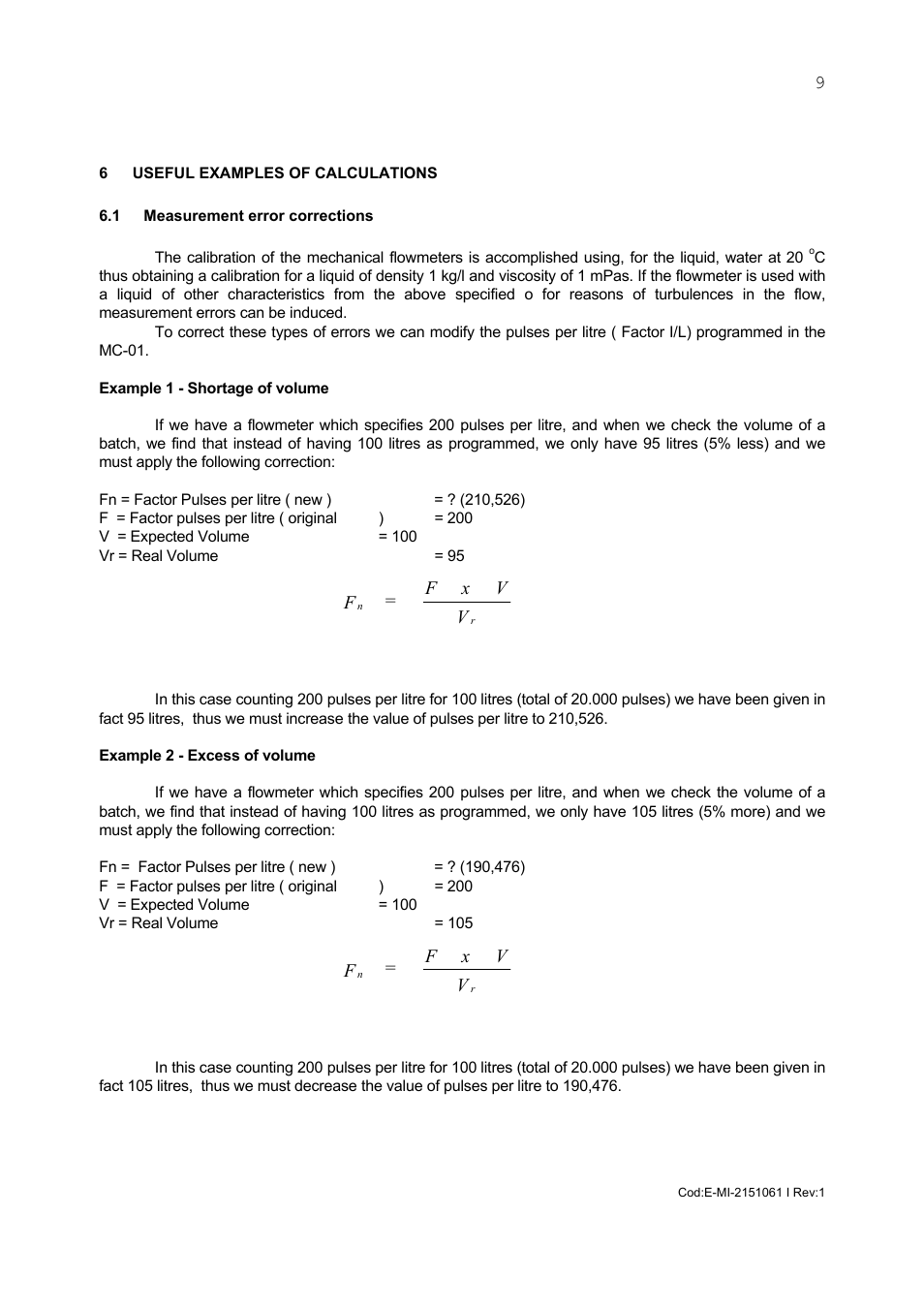 Tecfluid MC-01 User Manual | Page 9 / 12