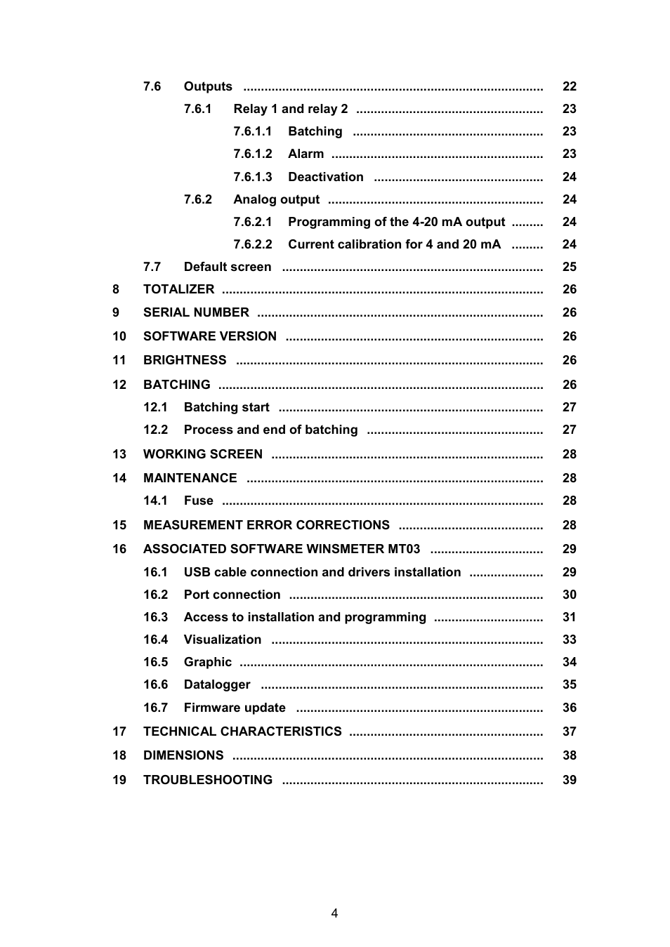 Tecfluid MT03F User Manual | Page 4 / 40