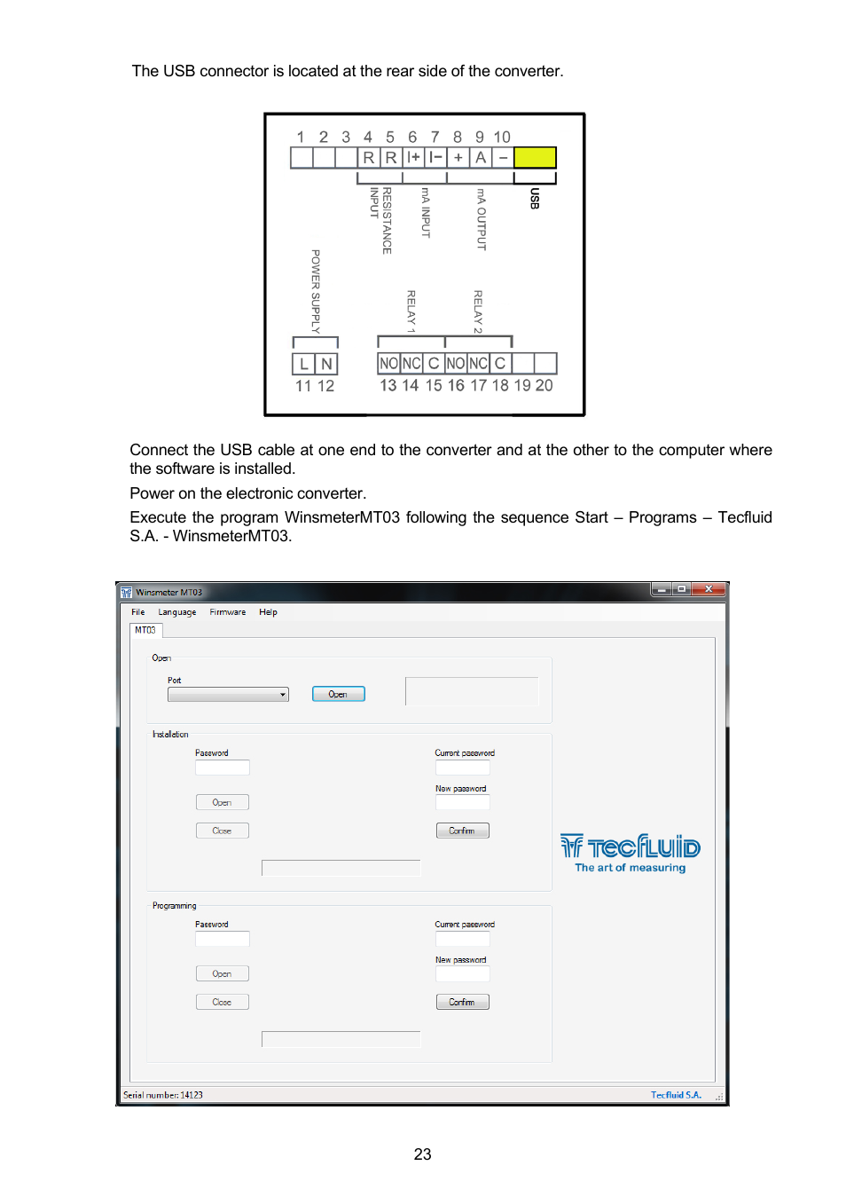 Tecfluid MT03L User Manual | Page 23 / 32