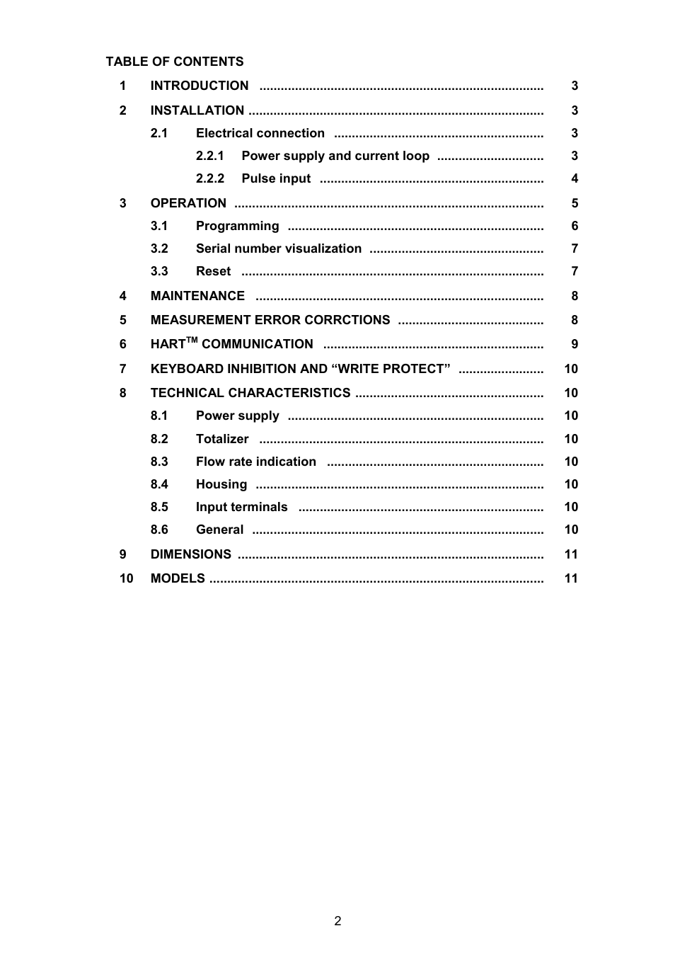 Tecfluid CP420P User Manual | Page 2 / 12