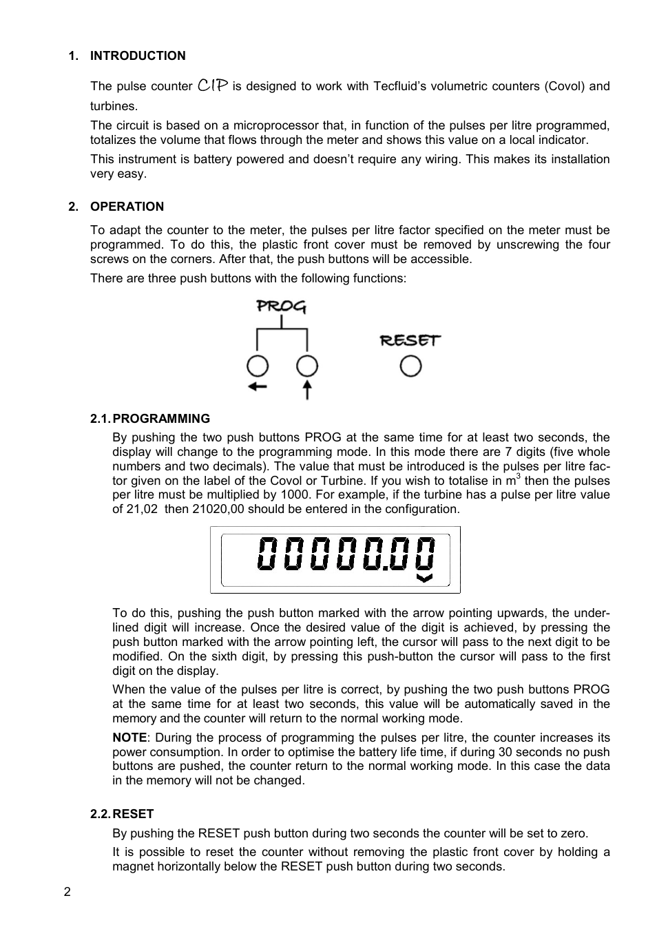 Tecfluid CIP User Manual | Page 2 / 4