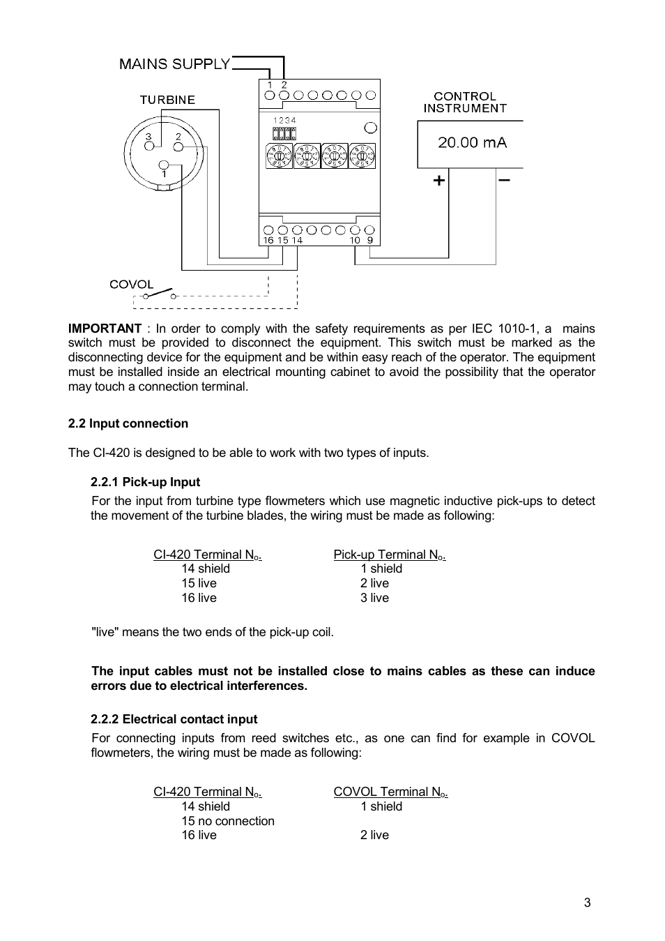 Tecfluid CI-420 User Manual | Page 3 / 8