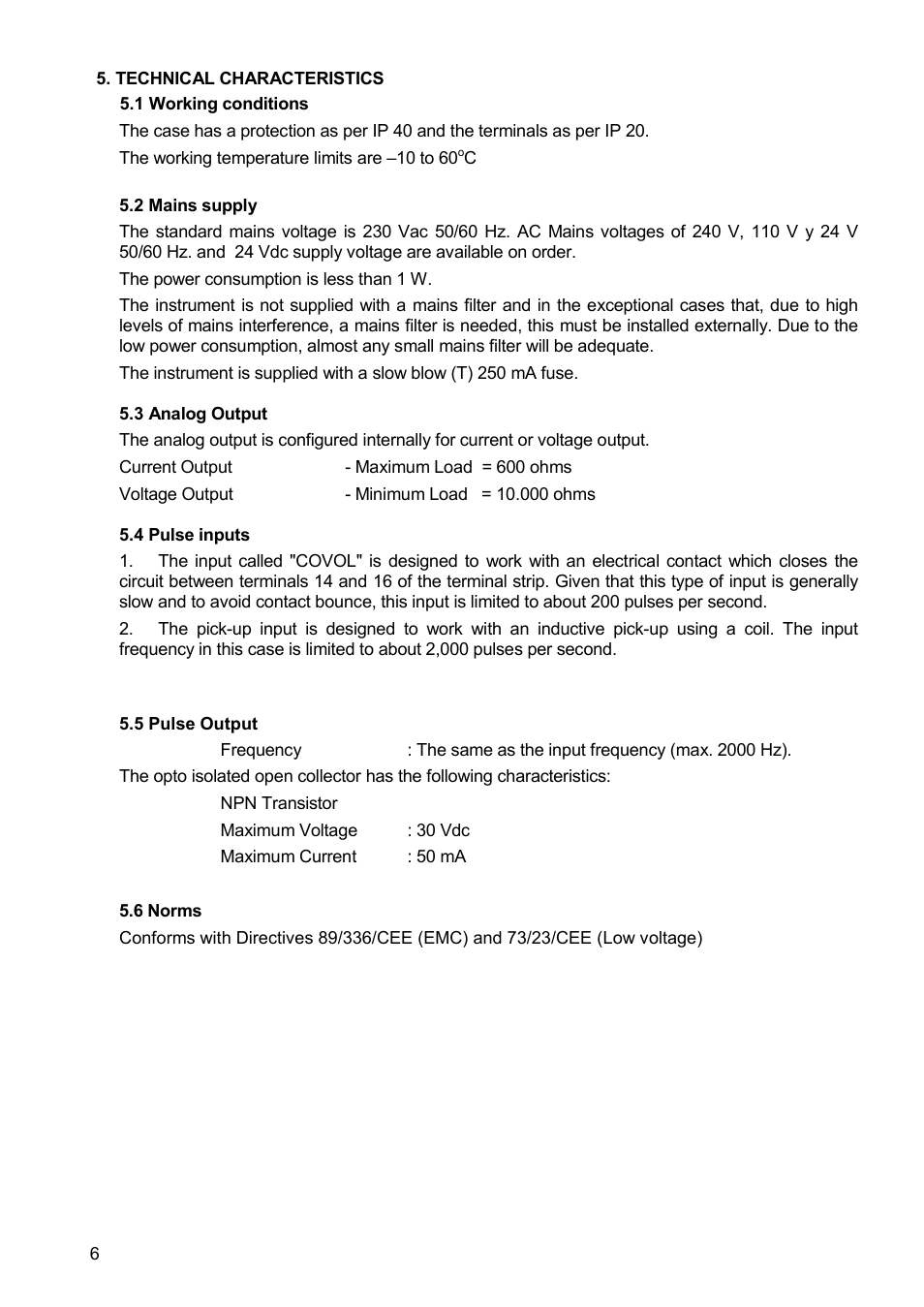 Tecfluid CI-420 User Manual | Page 6 / 8