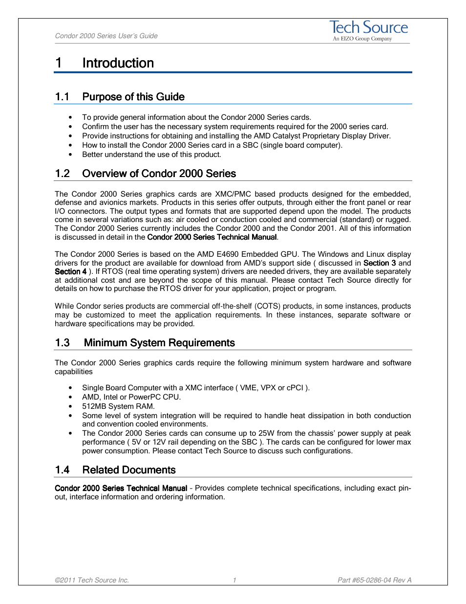 Tech Source Condor 2000 Series User Manual | Page 4 / 12