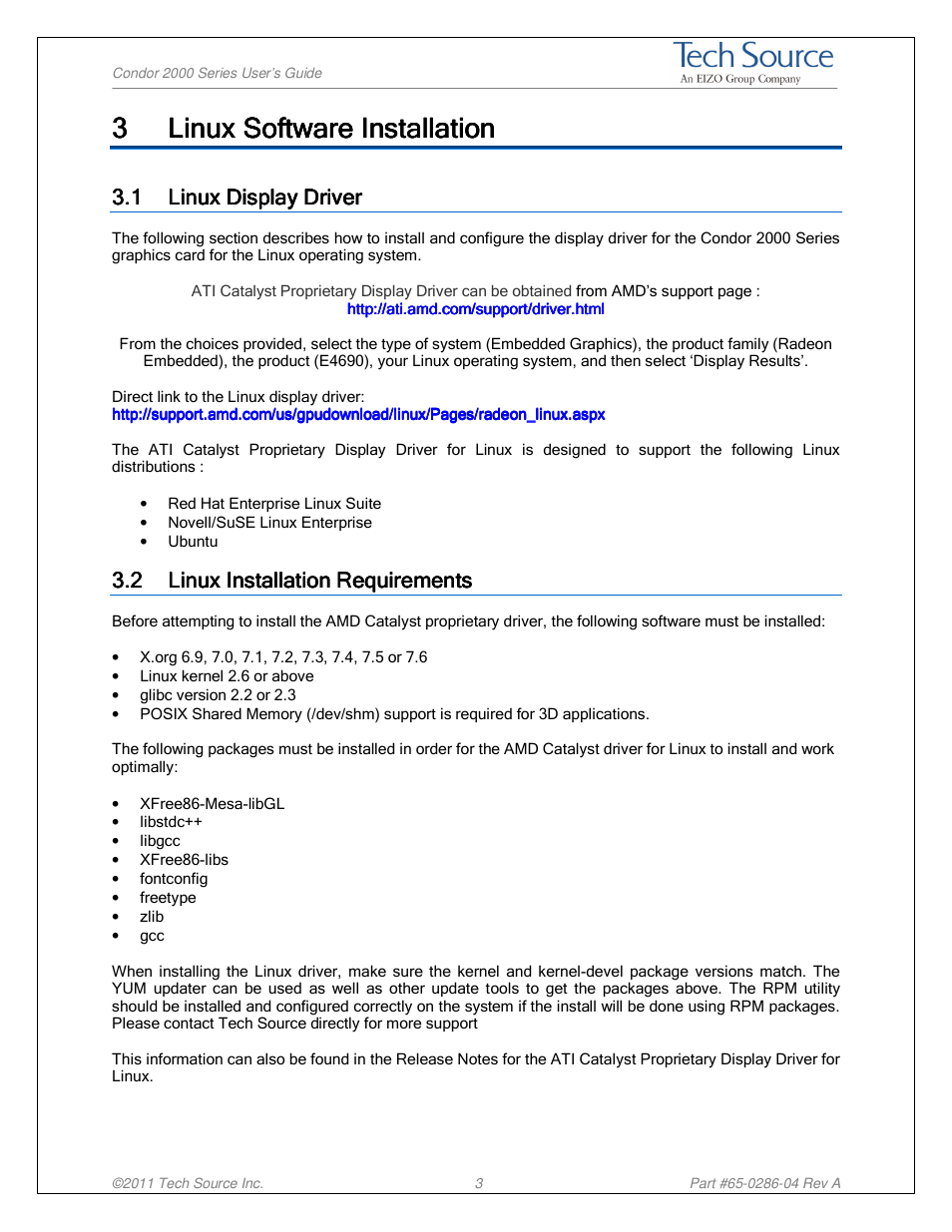 Tech Source Condor 2000 Series User Manual | Page 6 / 12