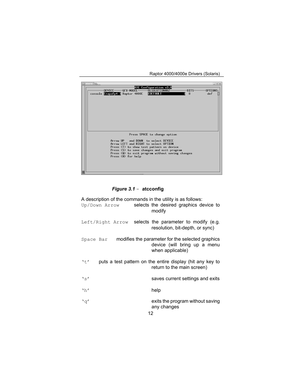 Tech Source Raptor 4000 (for Solaris) User Manual | Page 16 / 41