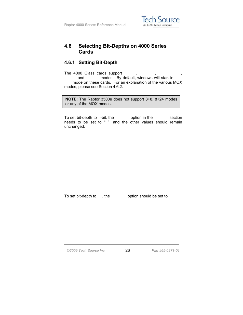 Tech Source Raptor 4000 Series (for Linux) User Manual | Page 32 / 64