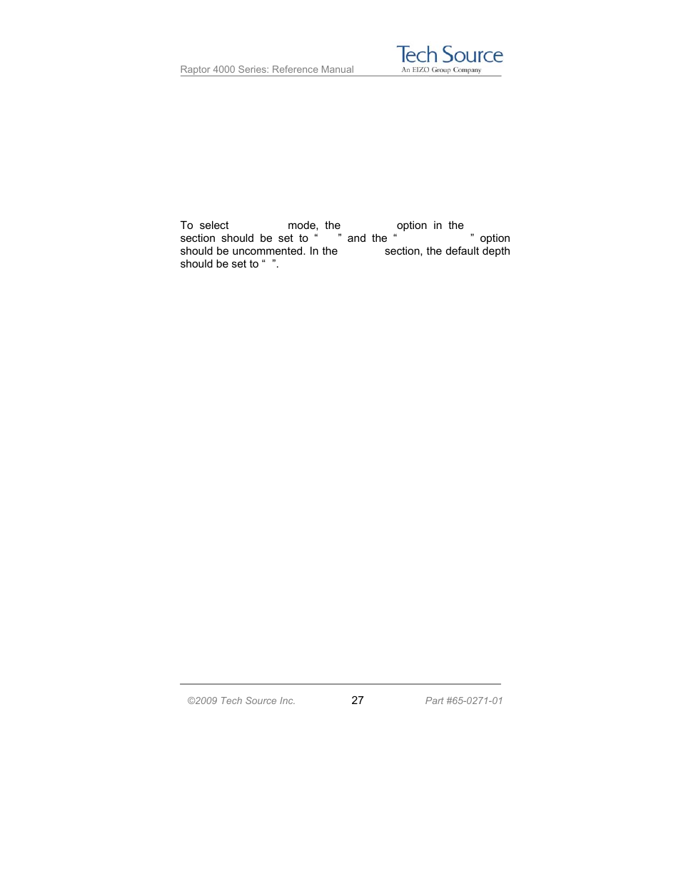 Tech Source Raptor 4000 Series (for Linux) User Manual | Page 33 / 64