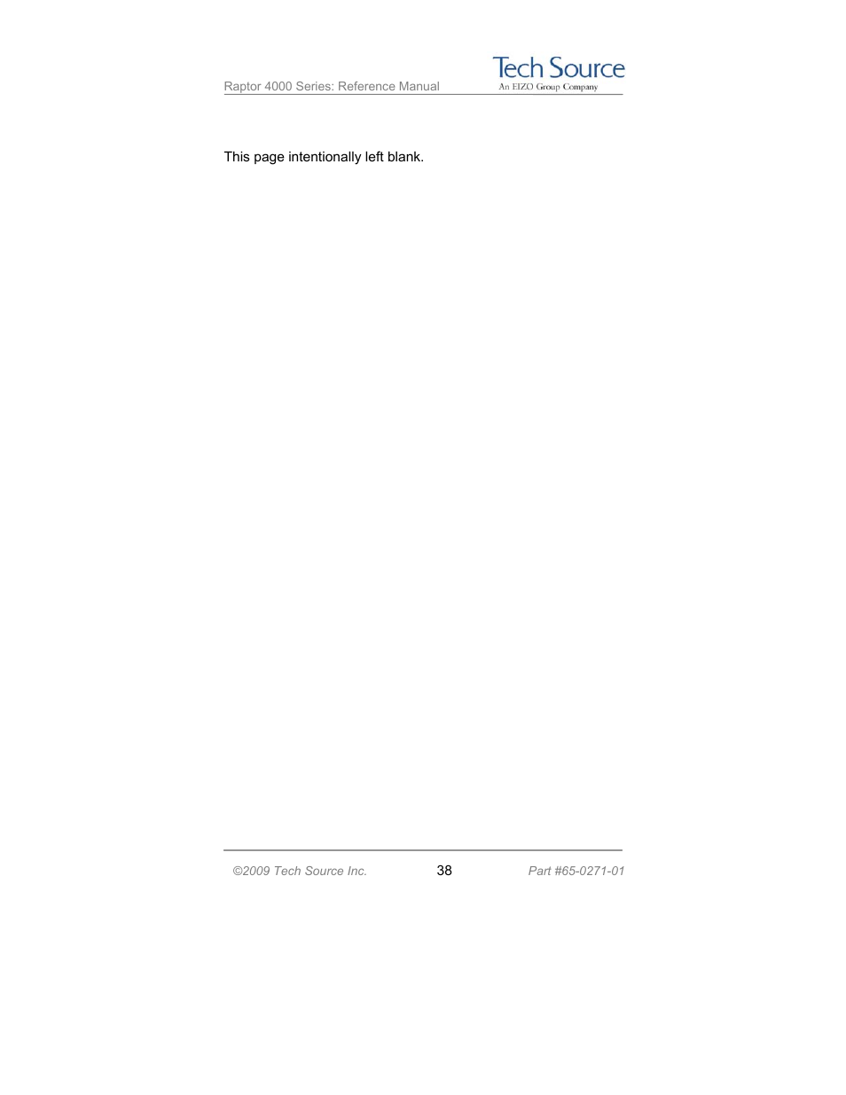 Tech Source Raptor 4000 Series (for Linux) User Manual | Page 44 / 64