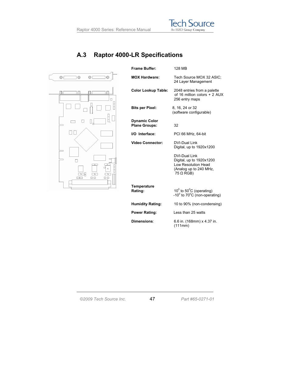 Tech Source Raptor 4000 Series (for Linux) User Manual | Page 53 / 64
