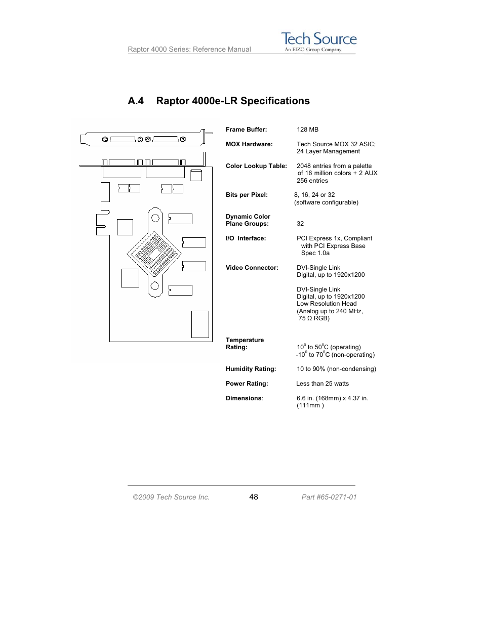 Tech Source Raptor 4000 Series (for Linux) User Manual | Page 54 / 64