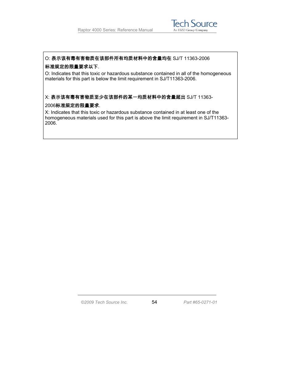 Tech Source Raptor 4000 Series (for Linux) User Manual | Page 60 / 64