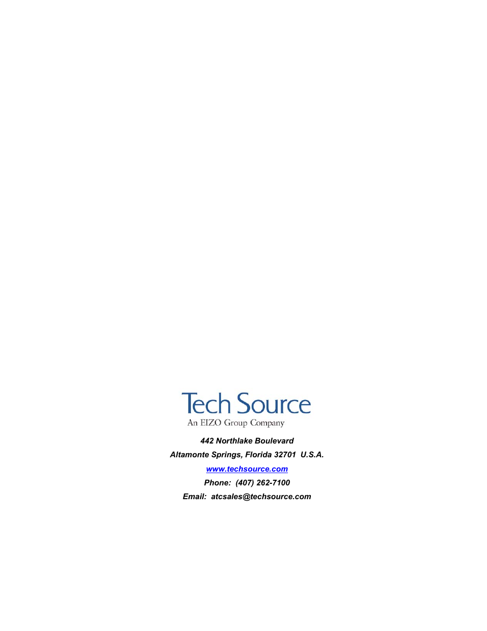 Tech Source Raptor 4000 Series (for Linux) User Manual | Page 64 / 64
