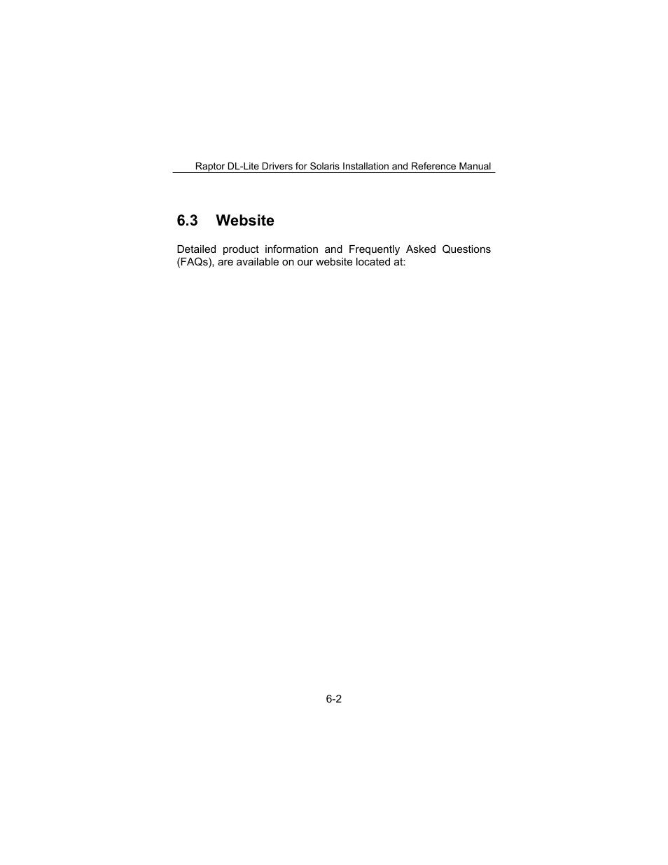 3 website | Tech Source Raptor DL-Lite Drivers for Solaris User Manual | Page 28 / 36