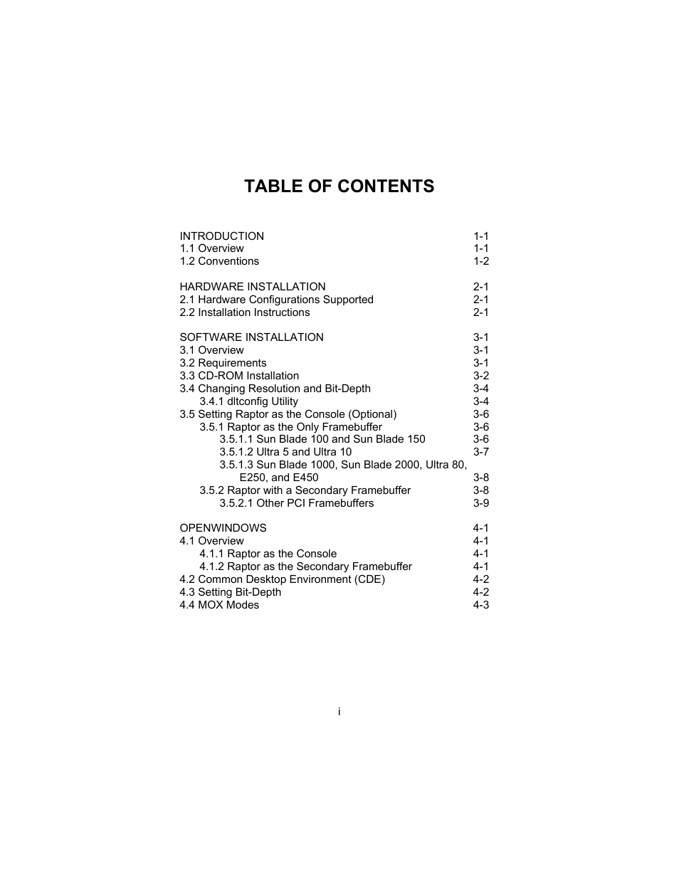 Tech Source Raptor DL-Lite Drivers for Solaris User Manual | Page 5 / 36