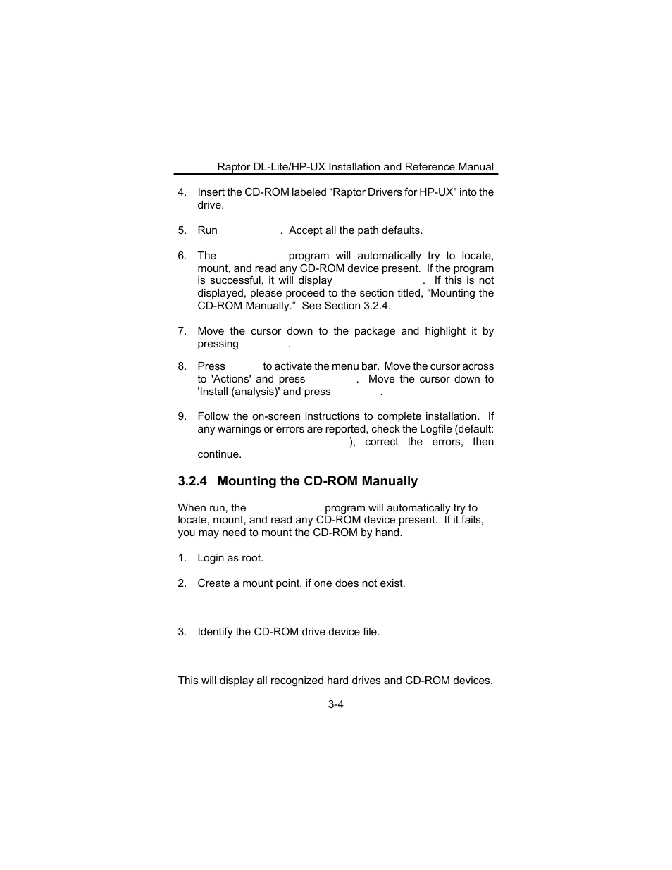 Tech Source Raptor DL-Lite Drivers for HP-UX User Manual | Page 14 / 32