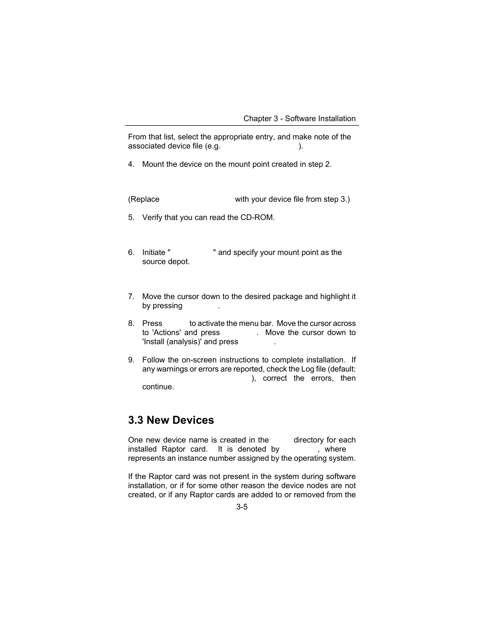 3 new devices | Tech Source Raptor DL-Lite Drivers for HP-UX User Manual | Page 15 / 32