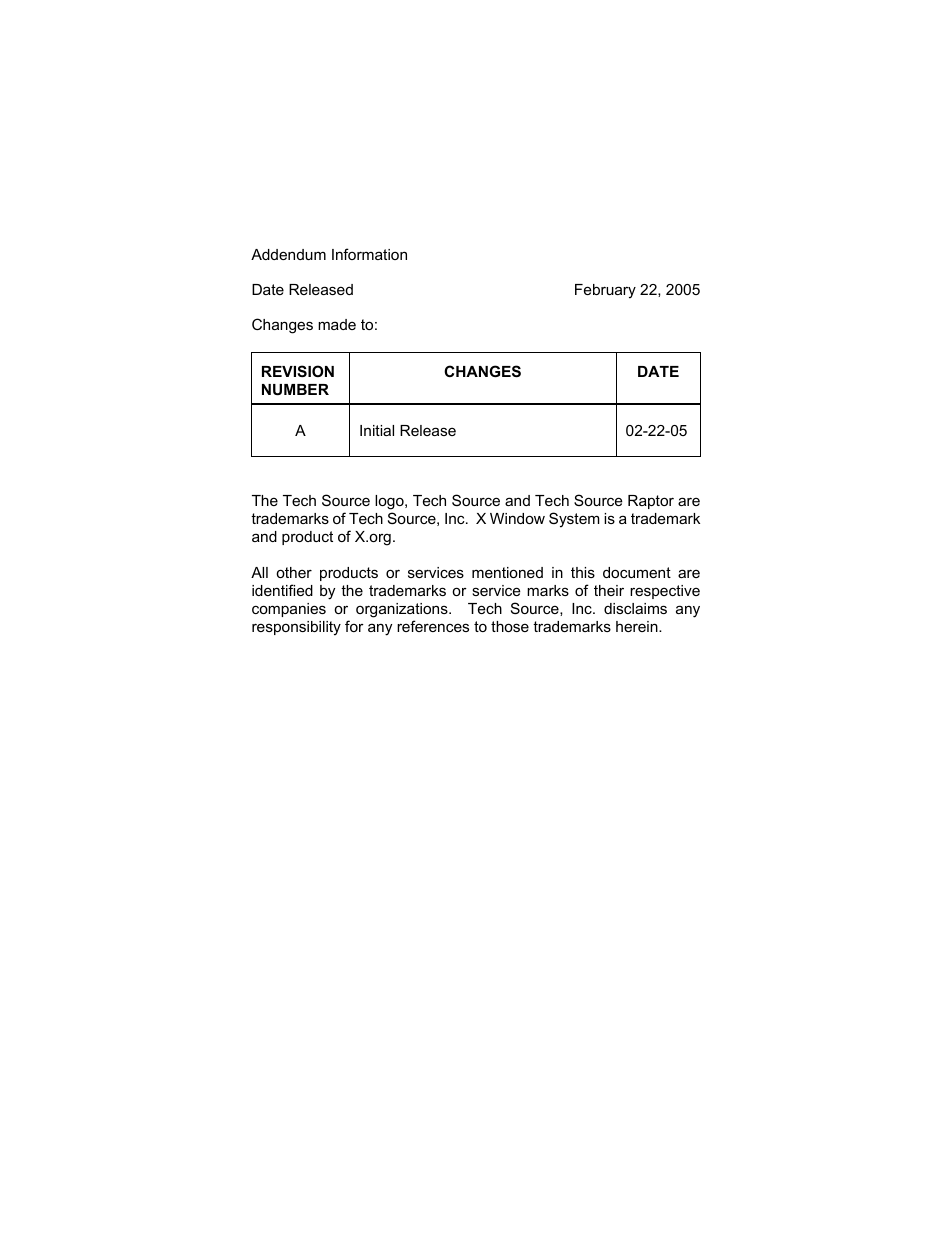 Tech Source Raptor DL-Lite Drivers for AIX User Manual | Page 2 / 32