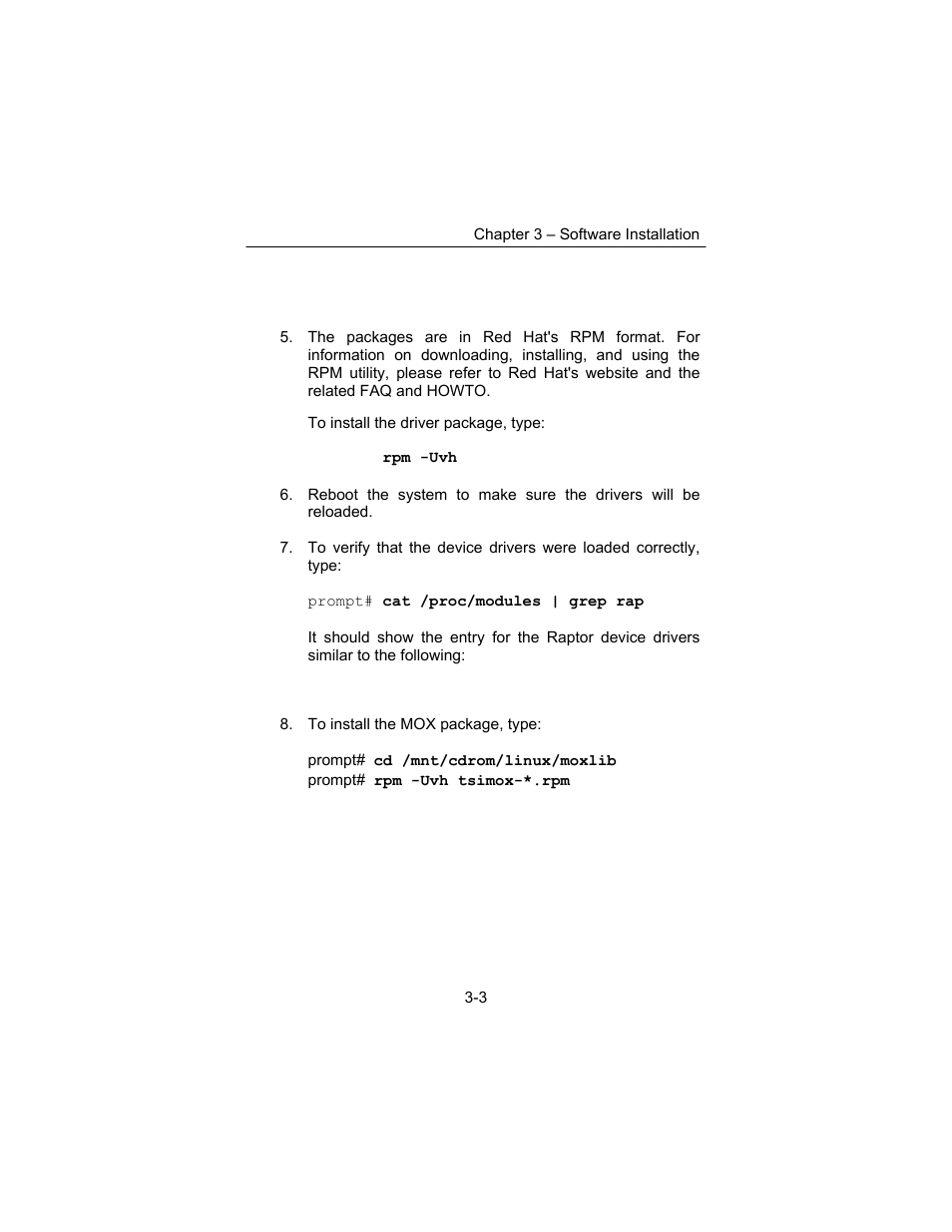 Tech Source Raptor DL-Lite Drivers for Linux User Manual | Page 13 / 40