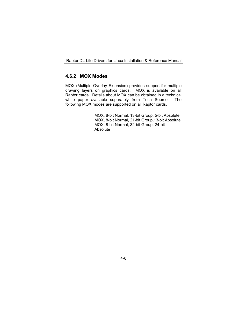 Tech Source Raptor DL-Lite Drivers for Linux User Manual | Page 28 / 40