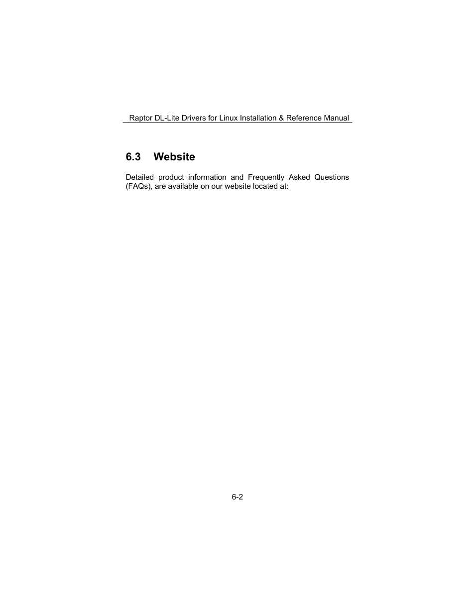 3 website | Tech Source Raptor DL-Lite Drivers for Linux User Manual | Page 32 / 40