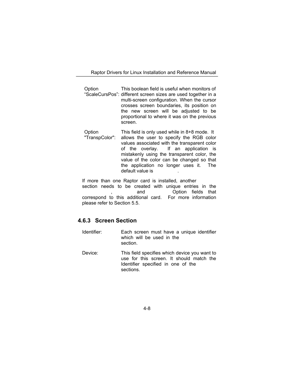 Tech Source Raptor Drivers for Linux User Manual | Page 30 / 64