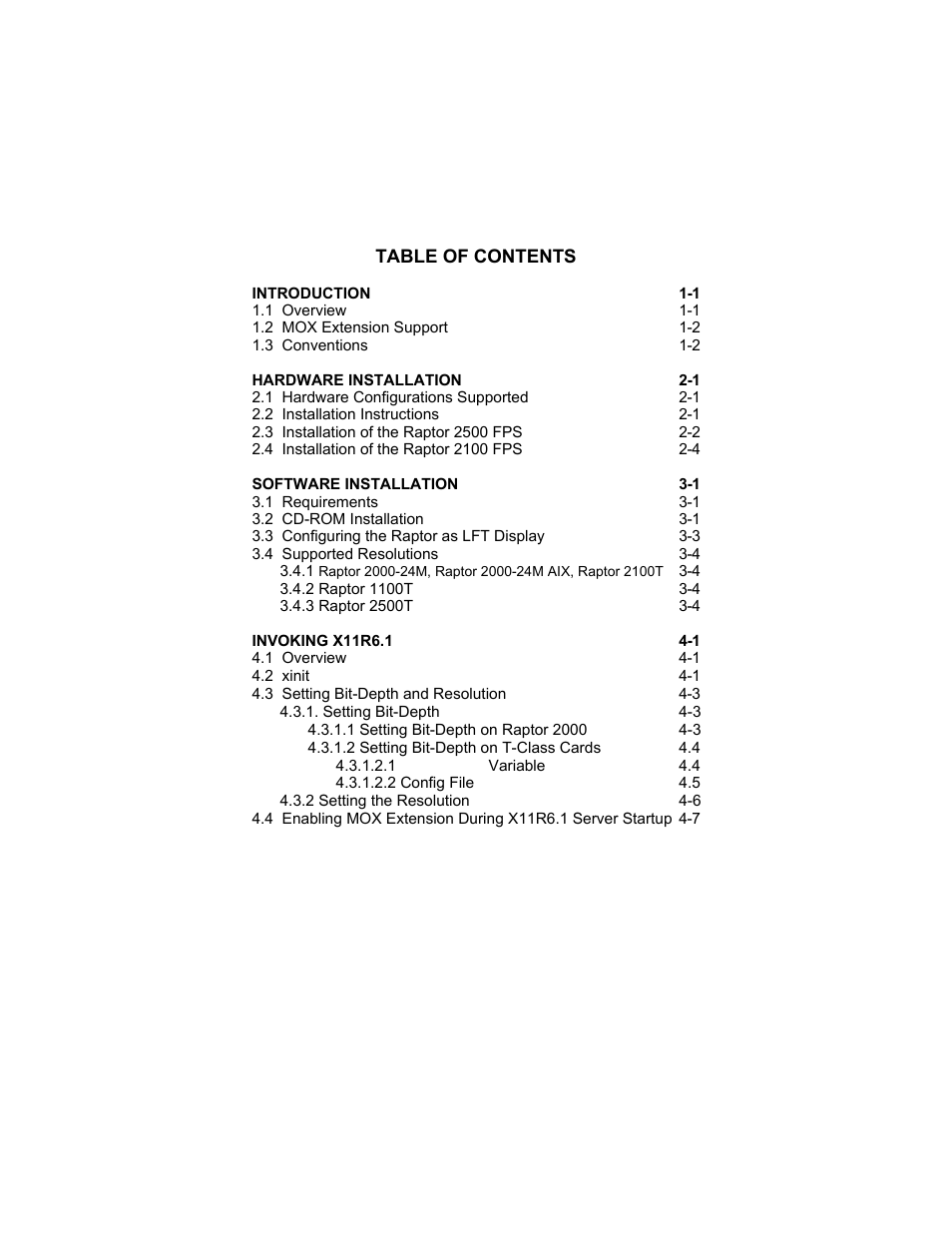 Tech Source Raptor X11R6.1 for AIX User Manual | Page 5 / 40