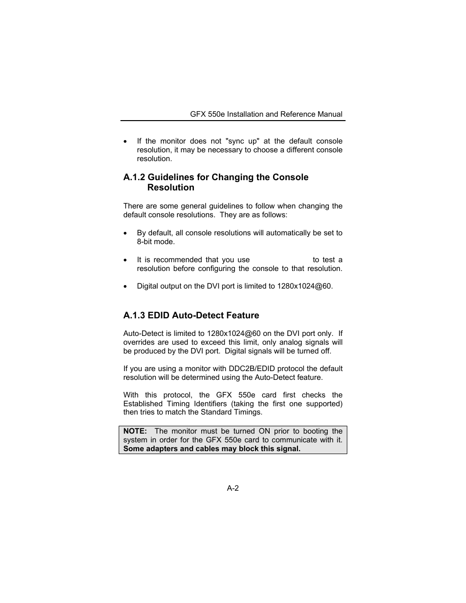 Tech Source GFX 550e User Manual | Page 30 / 48