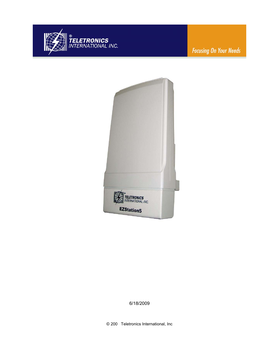 Teletronics EZStation5 User Manual | 187 pages
