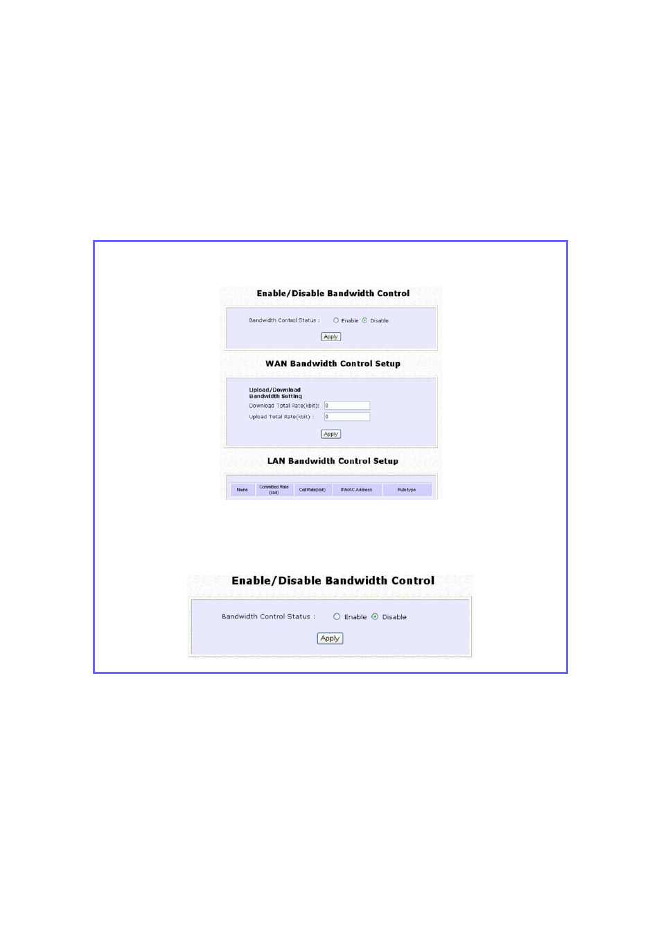 Control the bandwidth available, Enable bandwidth control | Teletronics EZStation5 User Manual | Page 106 / 187