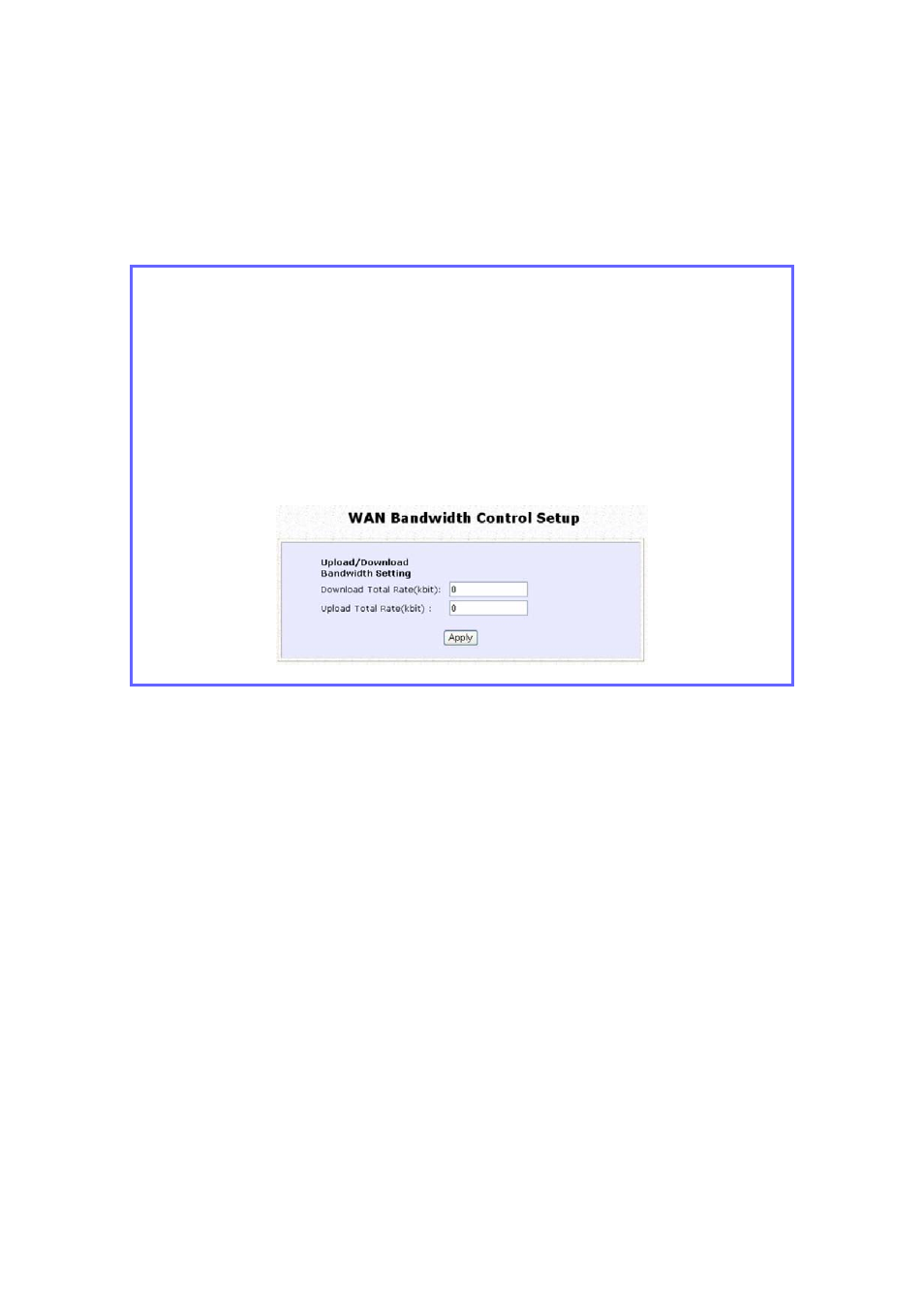 Configure wan bandwidth control | Teletronics EZStation5 User Manual | Page 107 / 187