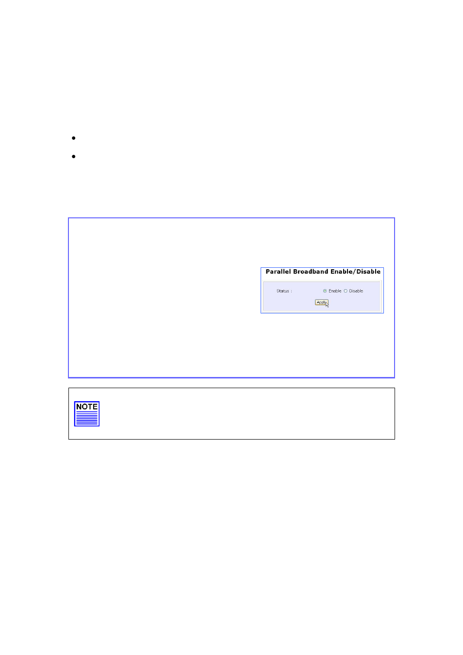 Enable parallel broadband | Teletronics EZStation5 User Manual | Page 112 / 187