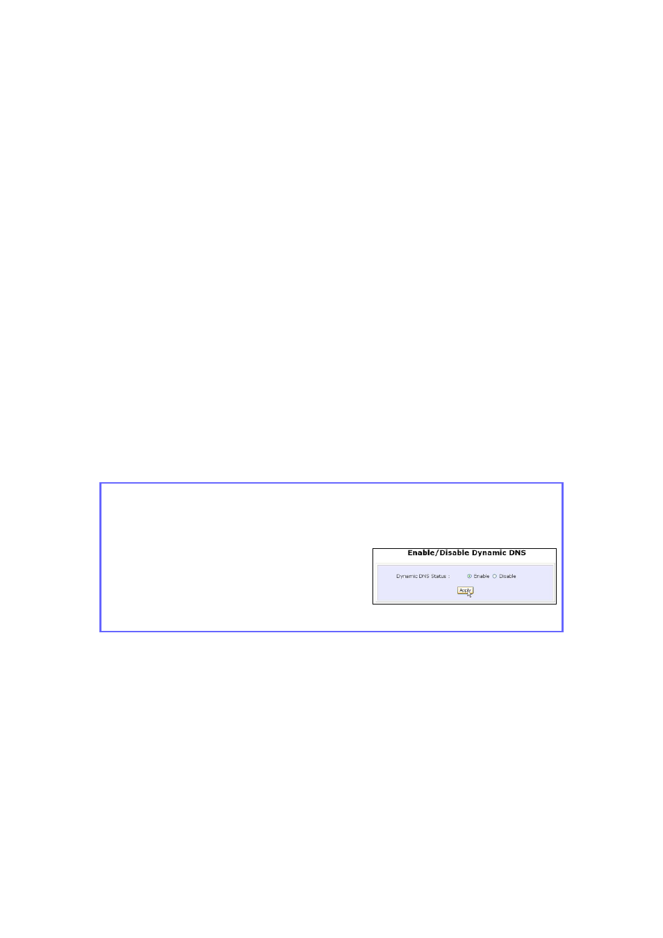 Dynamic dns setup, To enable/disable dynamic dns setup | Teletronics EZStation5 User Manual | Page 119 / 187
