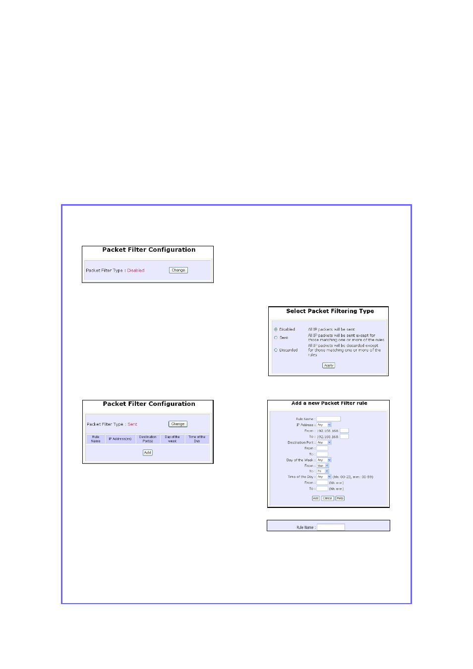 Configure the security features, Use packet filtering, Configure packet filtering | Teletronics EZStation5 User Manual | Page 148 / 187