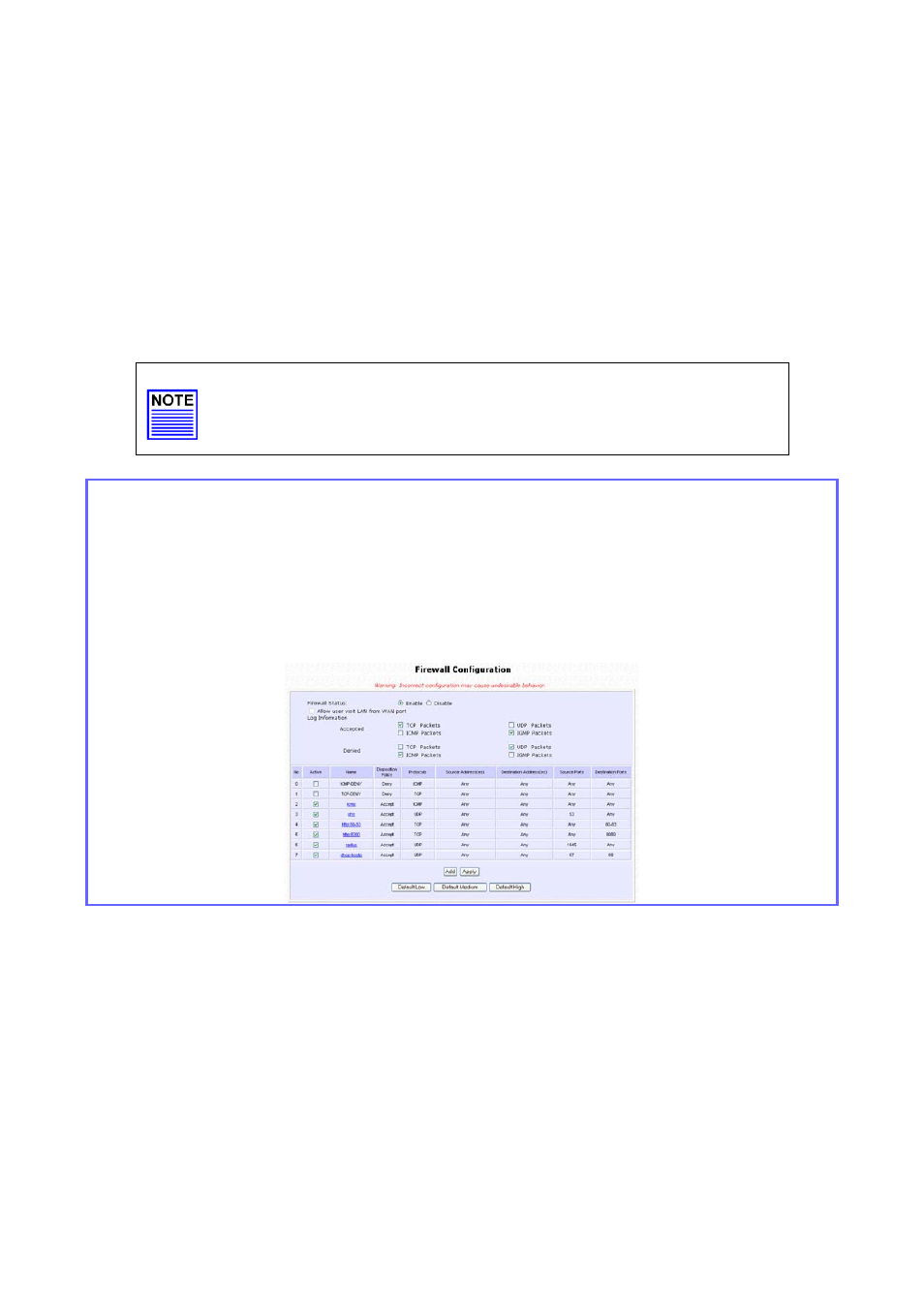 Configure the firewall, Configure spi firewall | Teletronics EZStation5 User Manual | Page 152 / 187