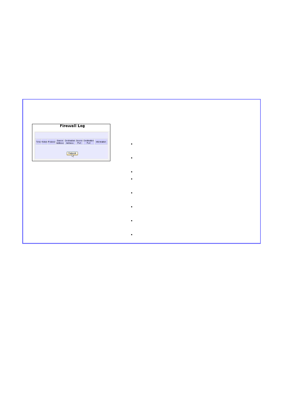 Use the firewall log, View firewall logs | Teletronics EZStation5 User Manual | Page 156 / 187