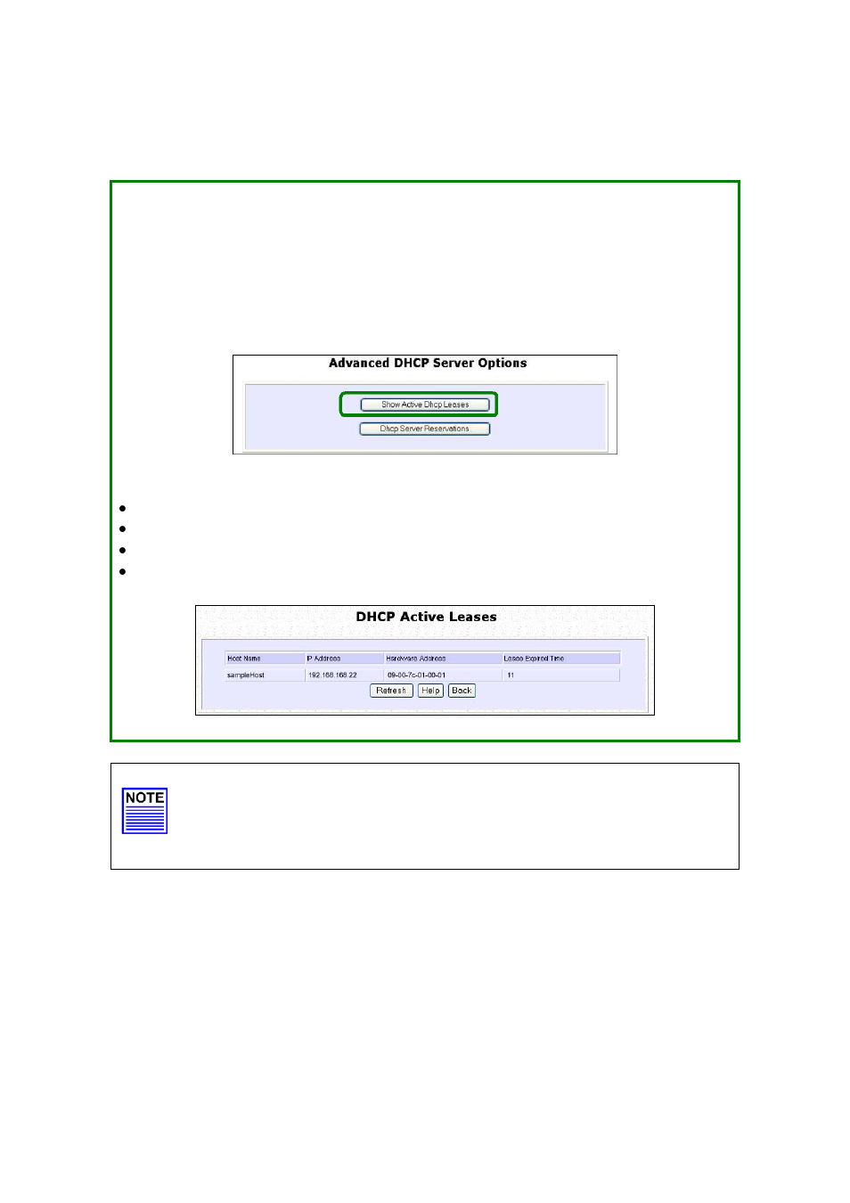View active dhcp leases | Teletronics EZStation5 User Manual | Page 46 / 187