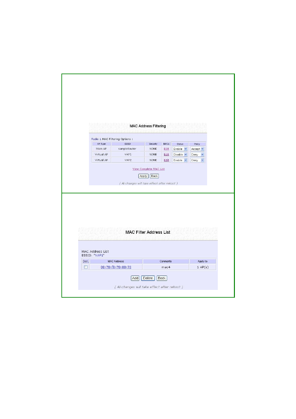 Edit mac address from the mac address list | Teletronics EZStation5 User Manual | Page 94 / 187