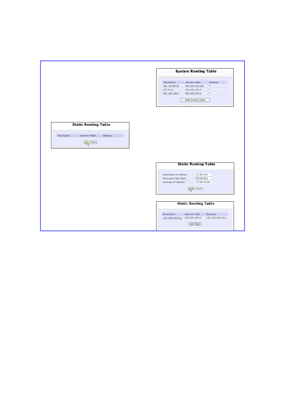 Configure static routing | Teletronics EZStation5 User Manual | Page 97 / 187