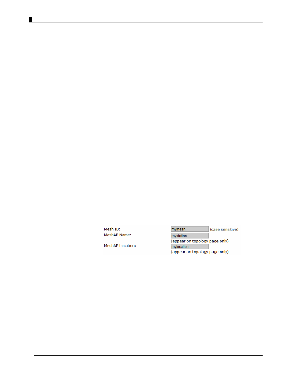 Mesh id | Teletronics EZMesh User Manual | Page 28 / 58
