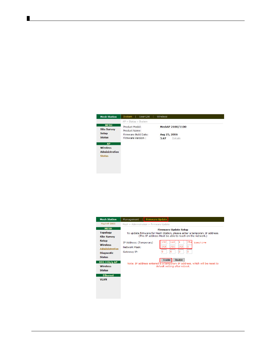 Firmware upgrade, Direct upgrade – mesh station, Chapter 12 | Teletronics EZMesh User Manual | Page 48 / 58