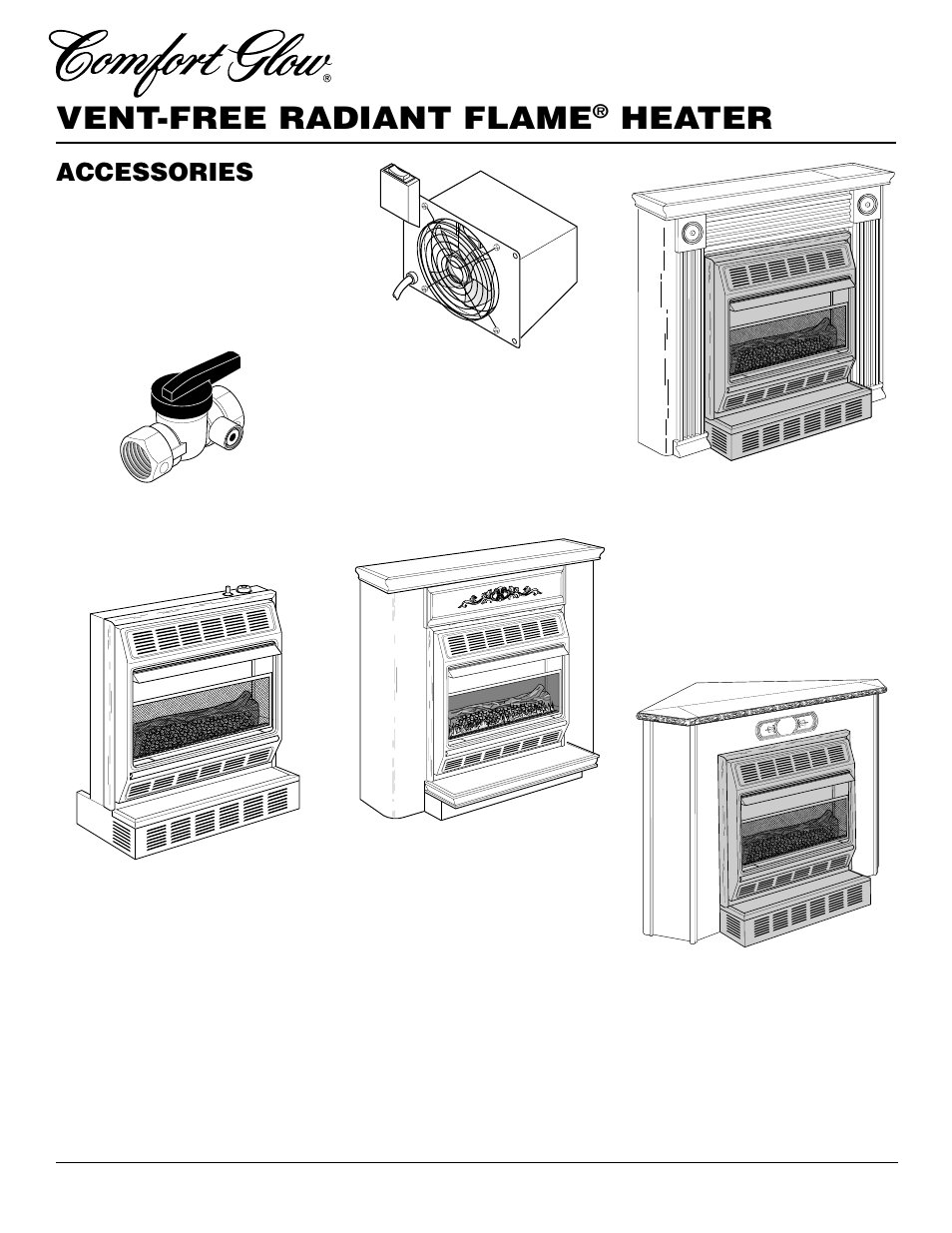 Vent-free radiant flame, Heater, Accessories | Desa Tech RFP28TC User Manual | Page 24 / 26