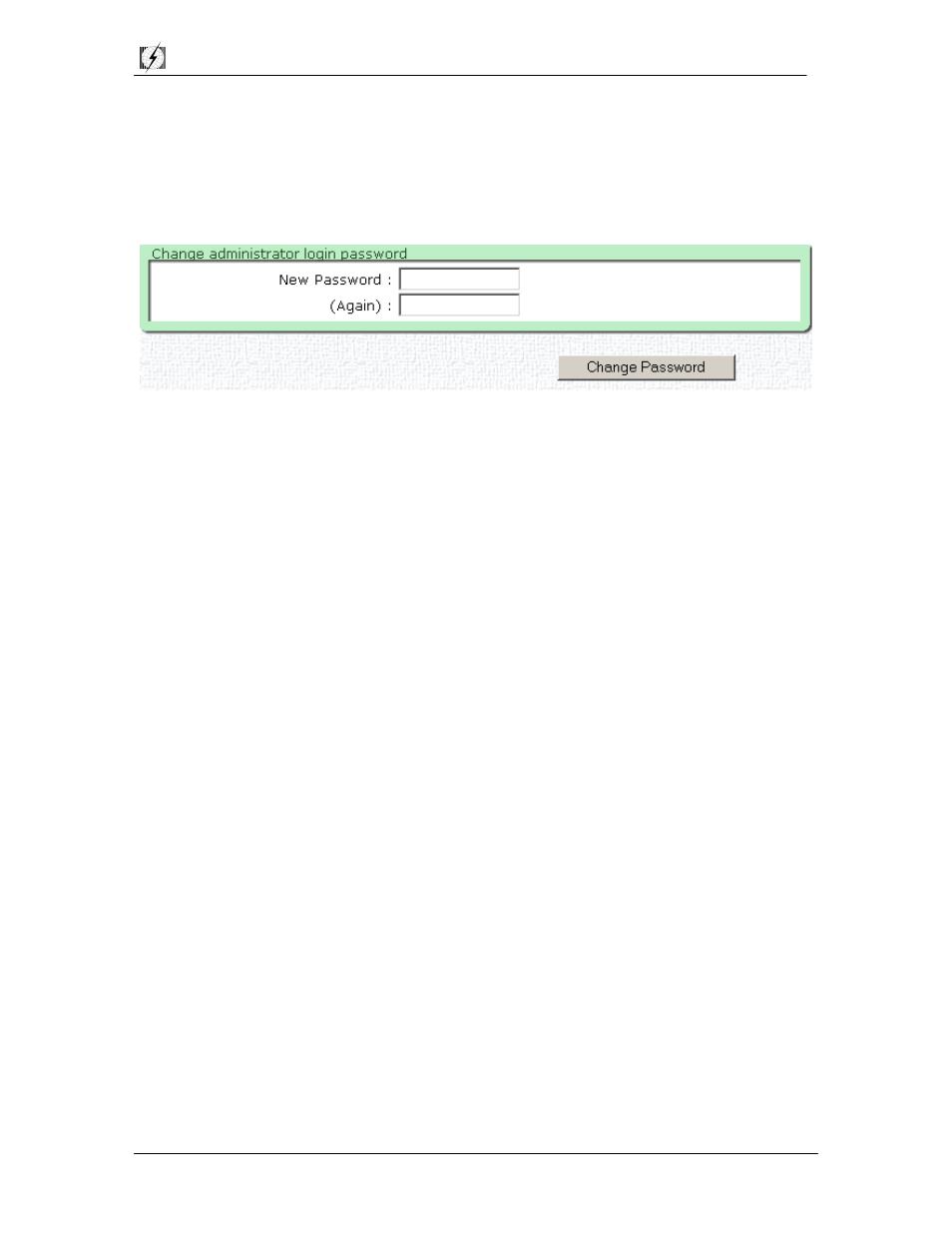 0 changing the admin password | Teletronics WL-CPE-ROUTER User Manual | Page 9 / 28